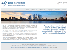 Tablet Screenshot of pdb-consulting.com